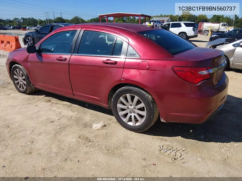 2011 CHRYSLER 200 VIN 1C3BC1FB9BN560737 — фото 3