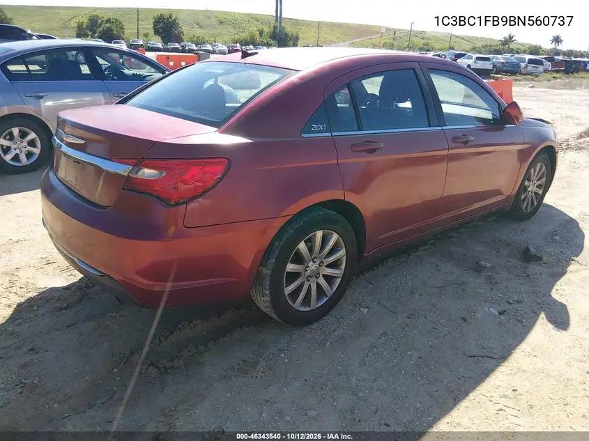 2011 CHRYSLER 200 VIN 1C3BC1FB9BN560737 — фото 4