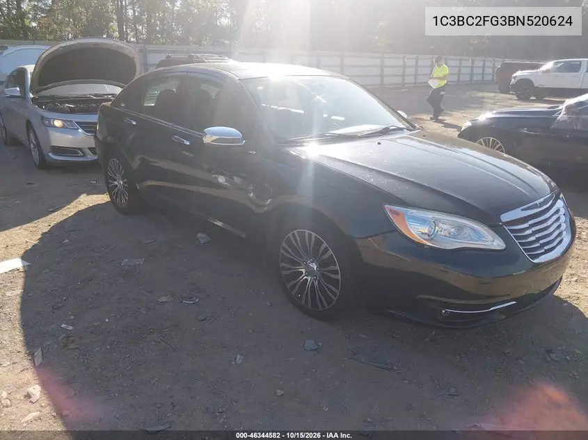 CHRYSLER 200 2011, VIN 1C3BC2FG3BN520624