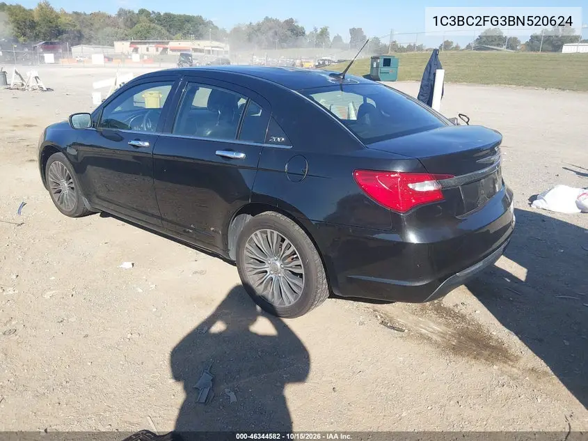 2011 CHRYSLER 200 VIN 1C3BC2FG3BN520624 — фото 3