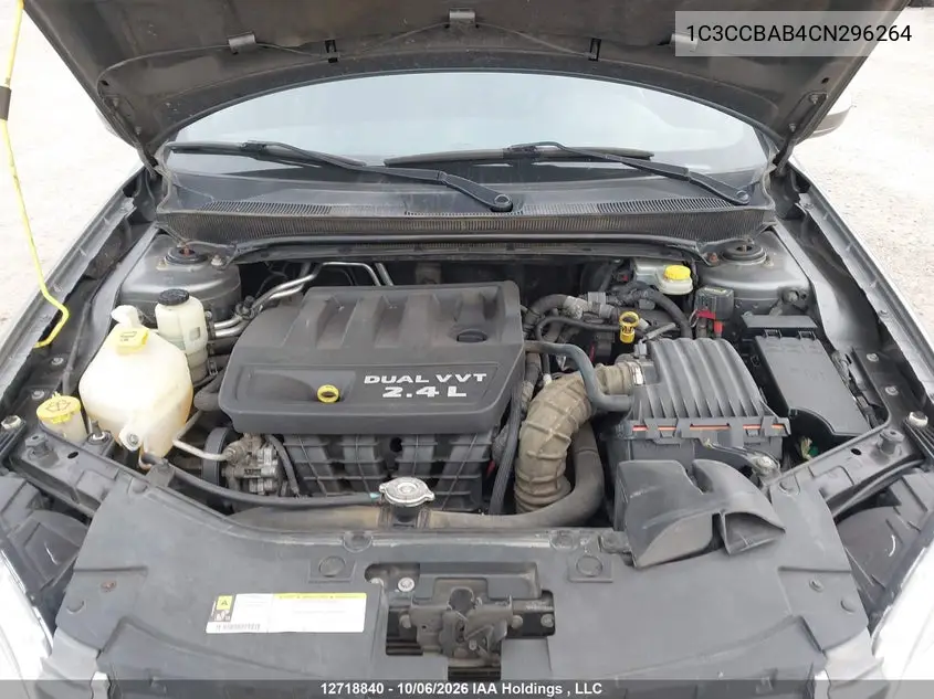 2012 CHRYSLER 200 VIN 1C3CCBAB4CN296264 — фото 10