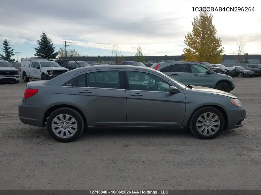2012 CHRYSLER 200 VIN 1C3CCBAB4CN296264 — фото 13