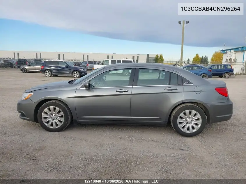 2012 CHRYSLER 200 VIN 1C3CCBAB4CN296264 — фото 14