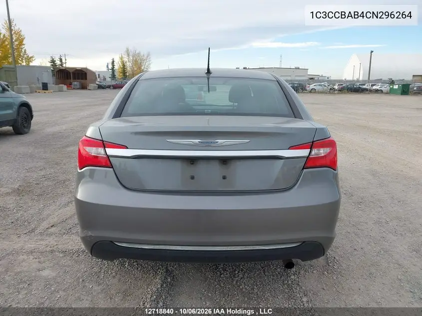2012 CHRYSLER 200 VIN 1C3CCBAB4CN296264 — фото 16