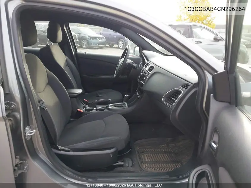 2012 CHRYSLER 200 VIN 1C3CCBAB4CN296264 — фото 5