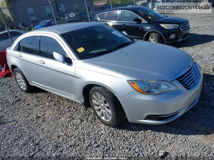 CHRYSLER 200 2012, VIN 1C3CCBBG2CN184640