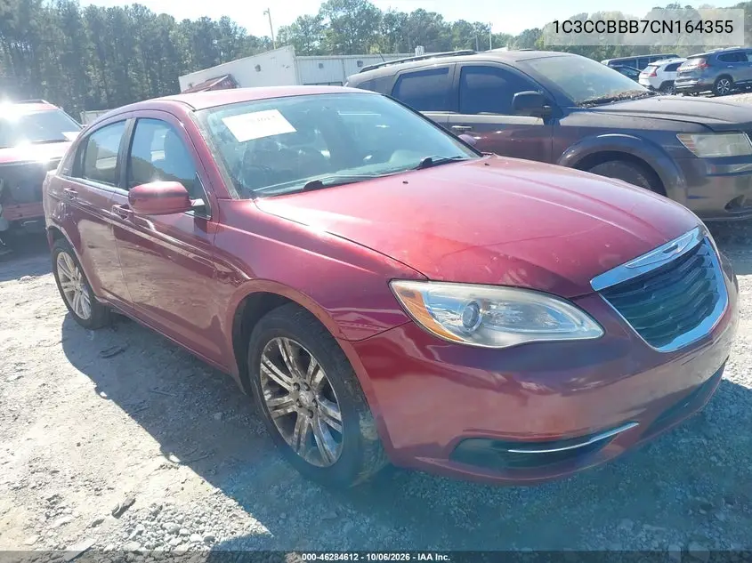 CHRYSLER 200 2012, VIN 1C3CCBBB7CN164355