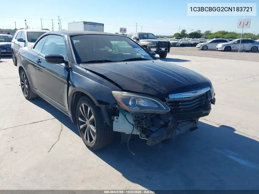 CHRYSLER 200 2012, VIN 1C3BCBGG2CN183721