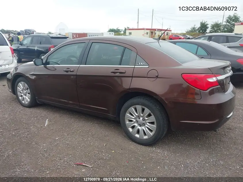2013 CHRYSLER 200 VIN 1C3CCBAB4DN609072 — фото 14
