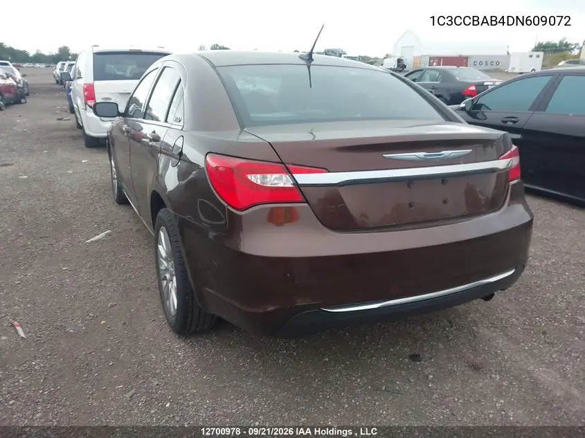2013 CHRYSLER 200 VIN 1C3CCBAB4DN609072 — фото 3