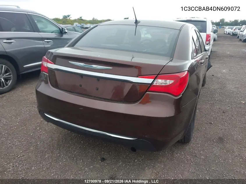 2013 CHRYSLER 200 VIN 1C3CCBAB4DN609072 — фото 4