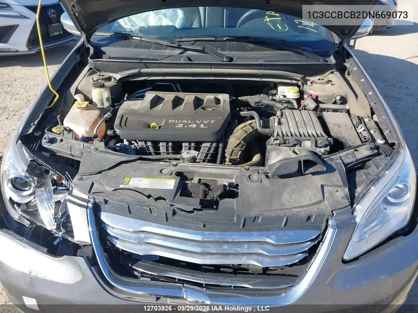 2013 CHRYSLER 200 VIN 1C3CCBCB2DN669073 — фото 9