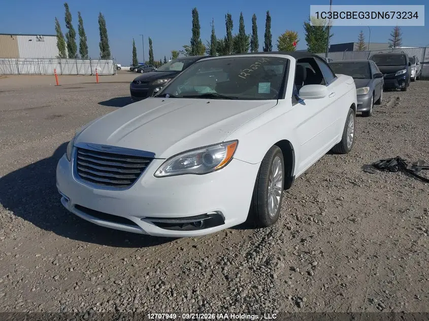 2013 CHRYSLER 200 VIN 1C3BCBEG3DN673234 — фото 2