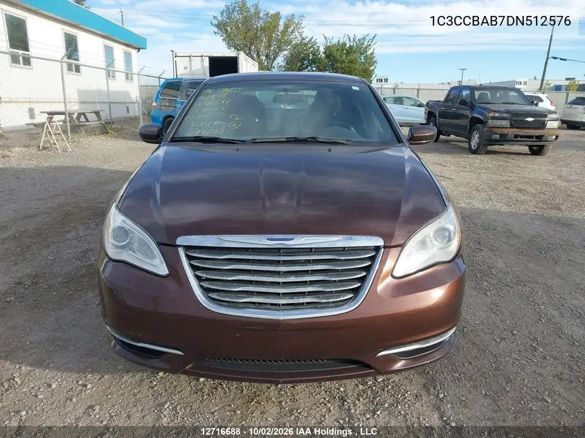 2013 CHRYSLER 200 VIN 1C3CCBAB7DN512576 — фото 13