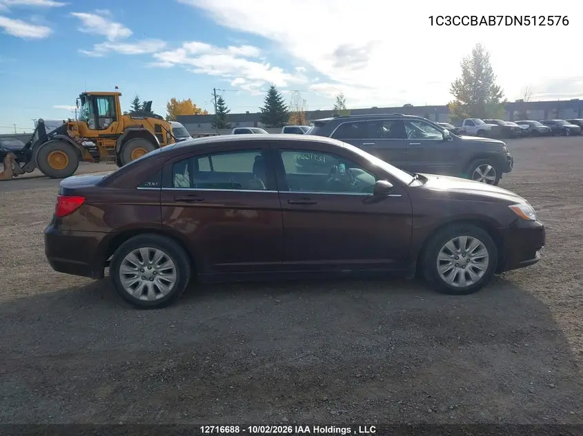 2013 CHRYSLER 200 VIN 1C3CCBAB7DN512576 — фото 14
