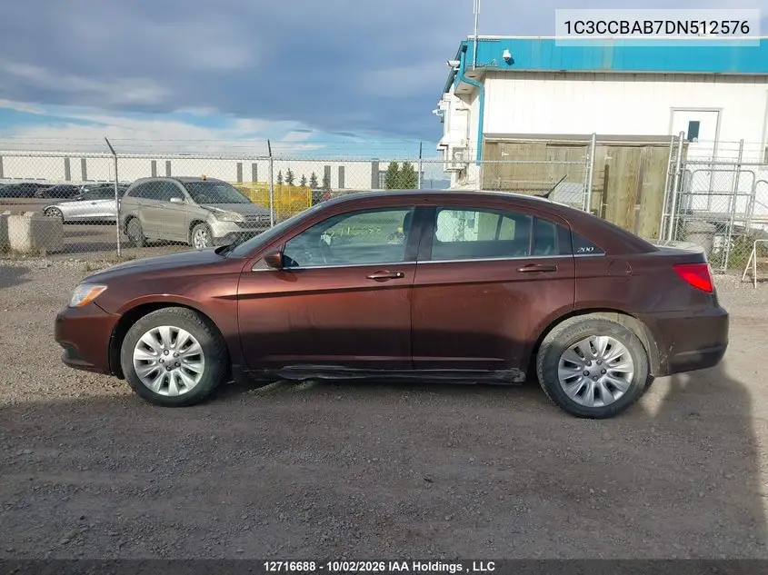 2013 CHRYSLER 200 VIN 1C3CCBAB7DN512576 — фото 15