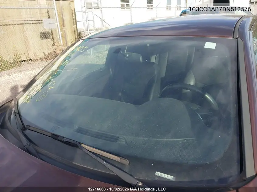 2013 CHRYSLER 200 VIN 1C3CCBAB7DN512576 — фото 18