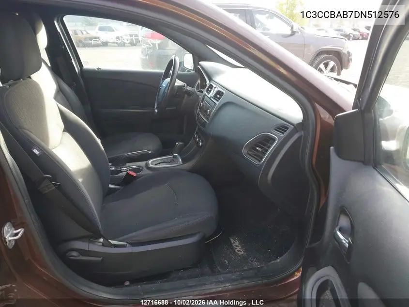 2013 CHRYSLER 200 VIN 1C3CCBAB7DN512576 — фото 5