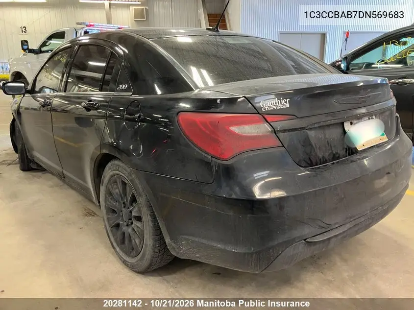 2013 CHRYSLER 200 VIN 1C3CCBAB7DN569683 — фото 3
