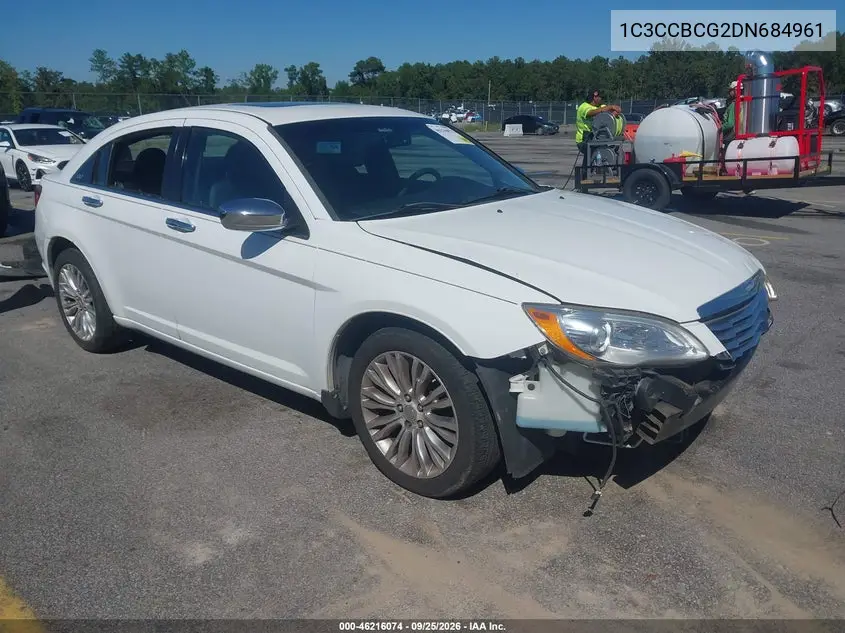 CHRYSLER 200 2013, VIN 1C3CCBCG2DN684961