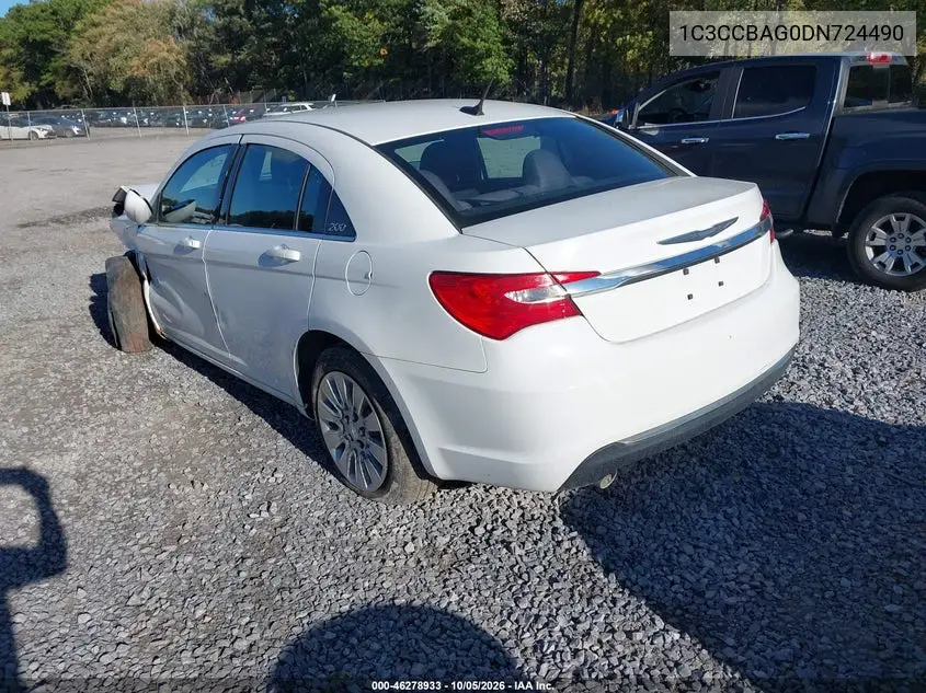 2013 CHRYSLER 200 VIN 1C3CCBAG0DN724490 — фото 3