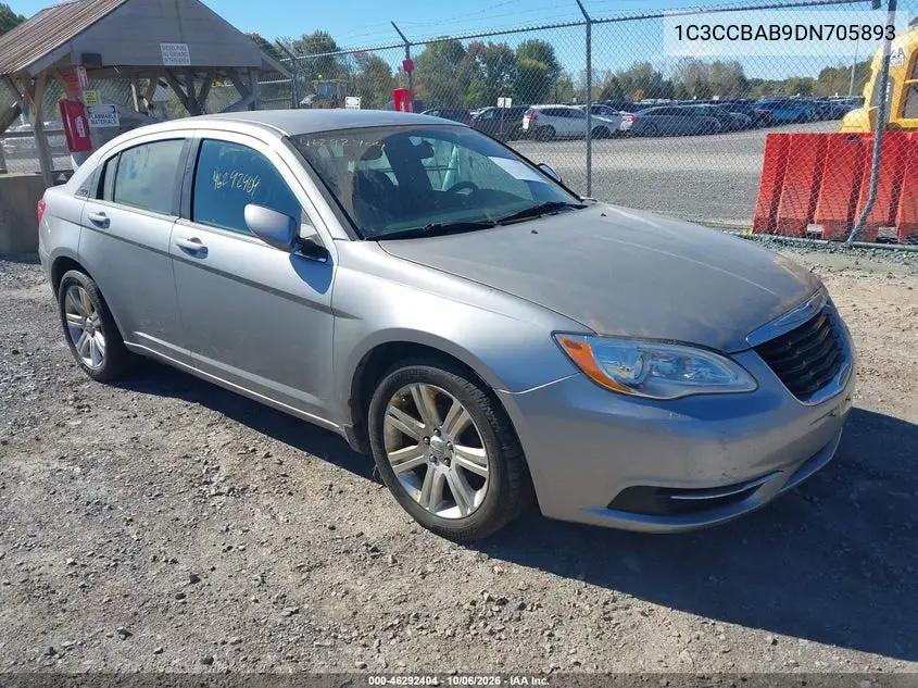 CHRYSLER 200 2013, VIN 1C3CCBAB9DN705893