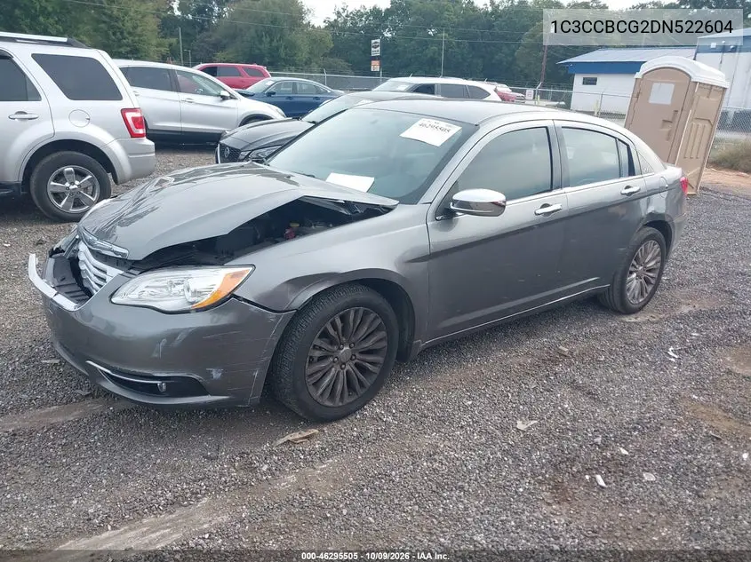 2013 CHRYSLER 200 VIN 1C3CCBCG2DN522604 — фото 2