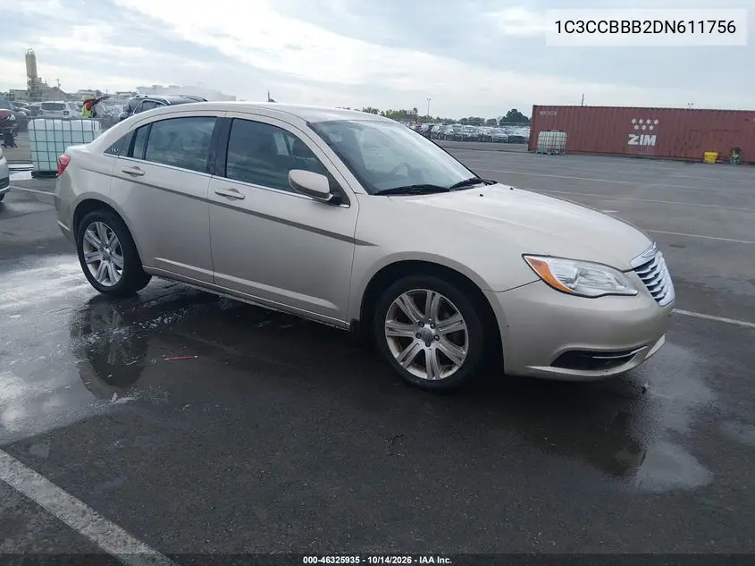 CHRYSLER 200 2013, VIN 1C3CCBBB2DN611756