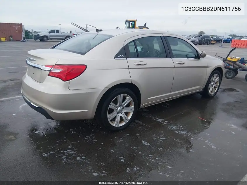 2013 CHRYSLER 200 VIN 1C3CCBBB2DN611756 — фото 4