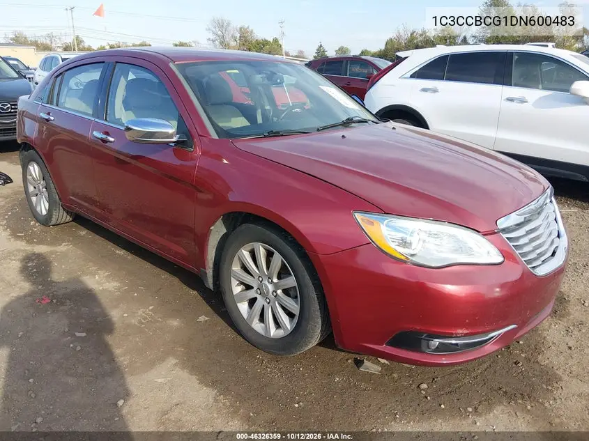 CHRYSLER 200 2013, VIN 1C3CCBCG1DN600483