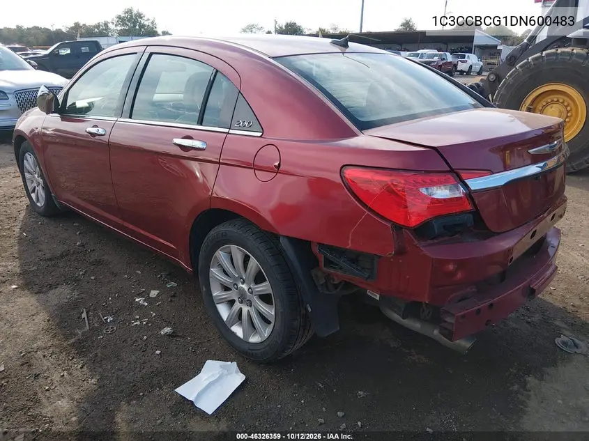 2013 CHRYSLER 200 VIN 1C3CCBCG1DN600483 — фото 3