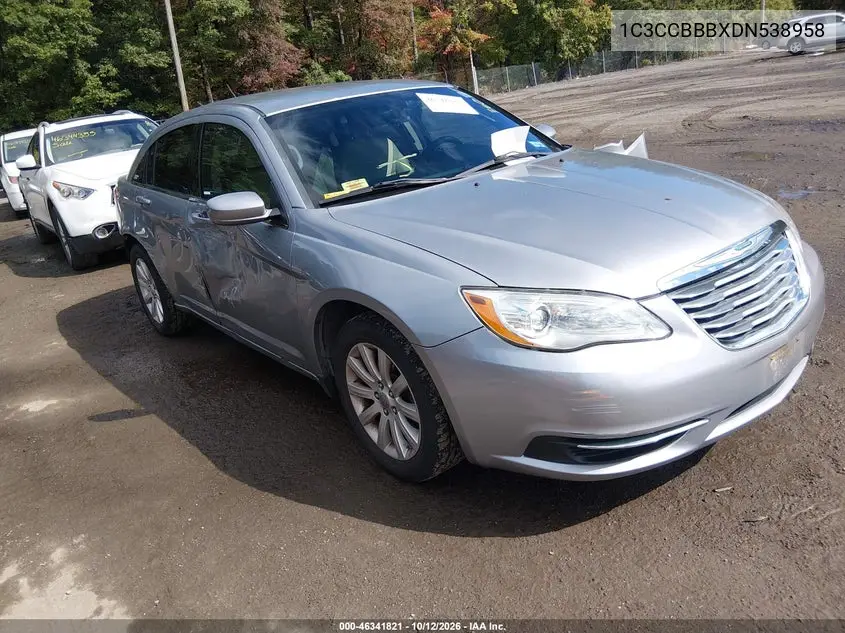 CHRYSLER 200 2013, VIN 1C3CCBBBXDN538958