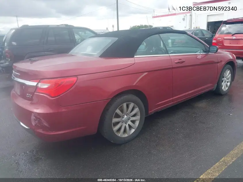 2013 CHRYSLER 200 VIN 1C3BCBEB7DN592340 — фото 4