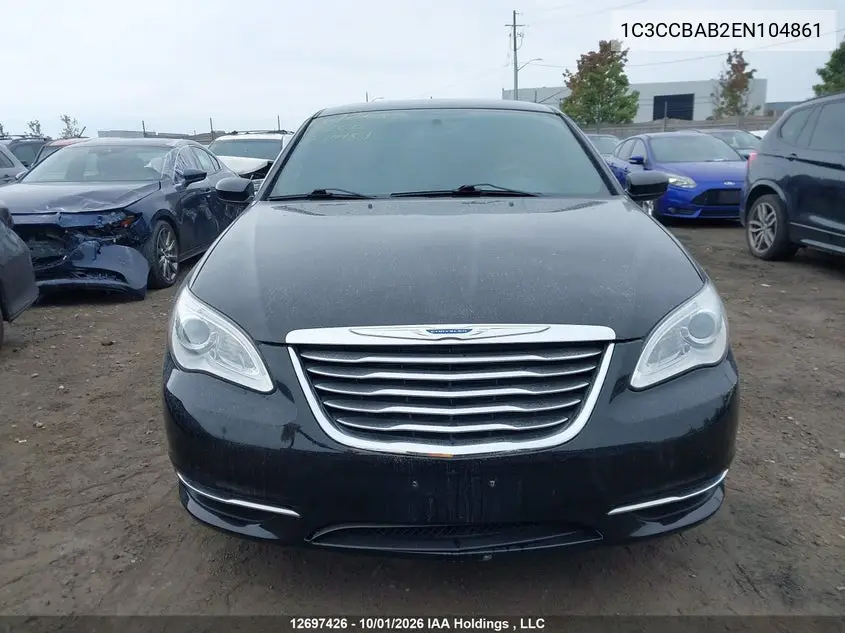 2014 CHRYSLER 200 VIN 1C3CCBAB2EN104861 — фото 12