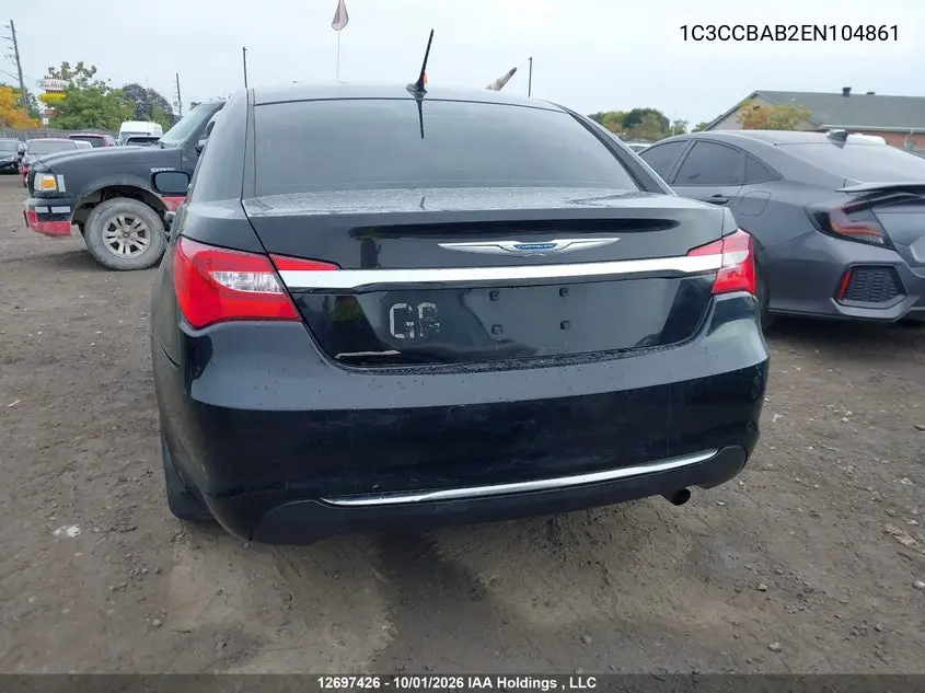 2014 CHRYSLER 200 VIN 1C3CCBAB2EN104861 — фото 16