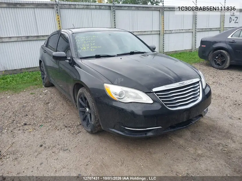 CHRYSLER 200 2014, VIN 1C3CCBAB5EN111836
