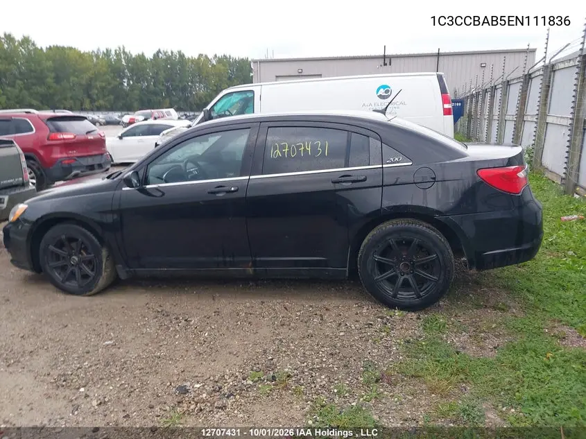 2014 CHRYSLER 200 VIN 1C3CCBAB5EN111836 — фото 14