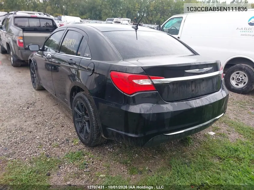 2014 CHRYSLER 200 VIN 1C3CCBAB5EN111836 — фото 3
