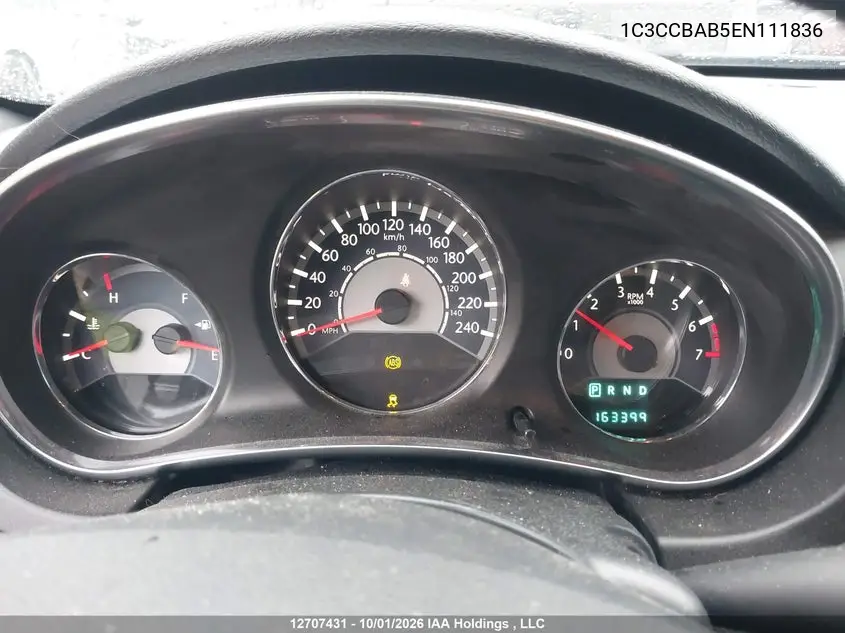 2014 CHRYSLER 200 VIN 1C3CCBAB5EN111836 — фото 7