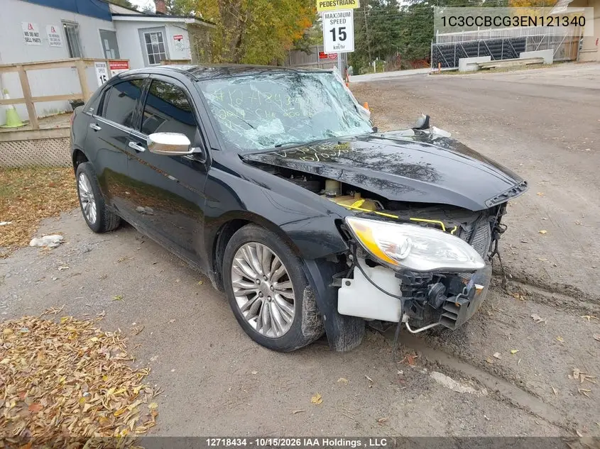 CHRYSLER 200 2014, VIN 1C3CCBCG3EN121340