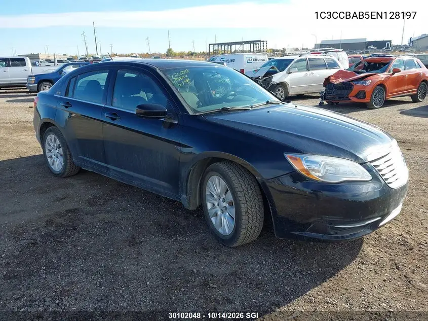 CHRYSLER 200 2014, VIN 1C3CCBAB5EN128197