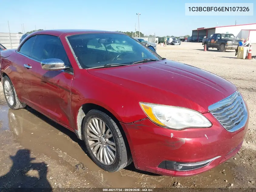 CHRYSLER 200 2014, VIN 1C3BCBFG6EN107326