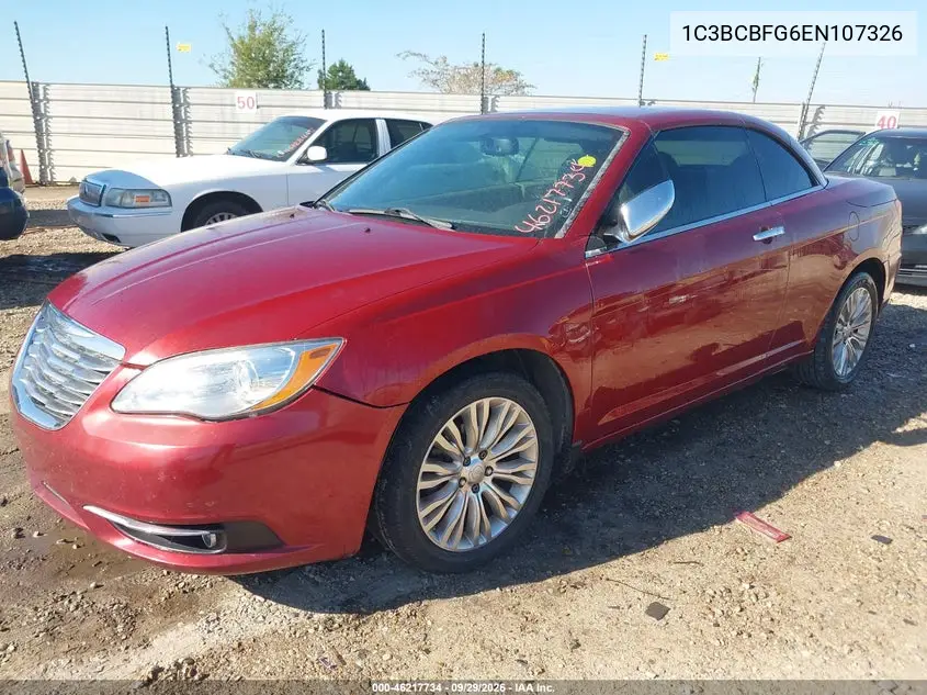 2014 CHRYSLER 200 VIN 1C3BCBFG6EN107326 — фото 2