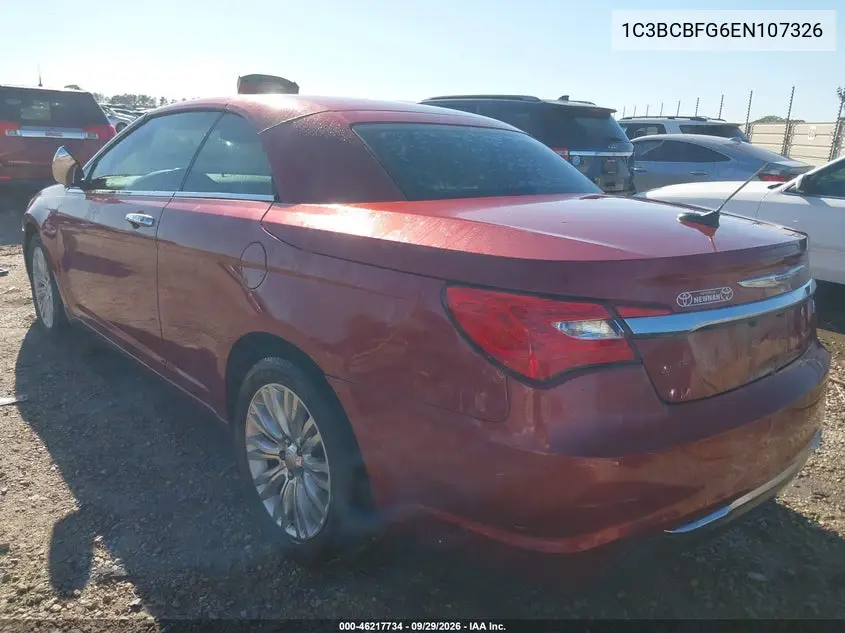 2014 CHRYSLER 200 VIN 1C3BCBFG6EN107326 — фото 3