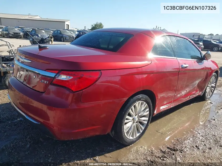 2014 CHRYSLER 200 VIN 1C3BCBFG6EN107326 — фото 4