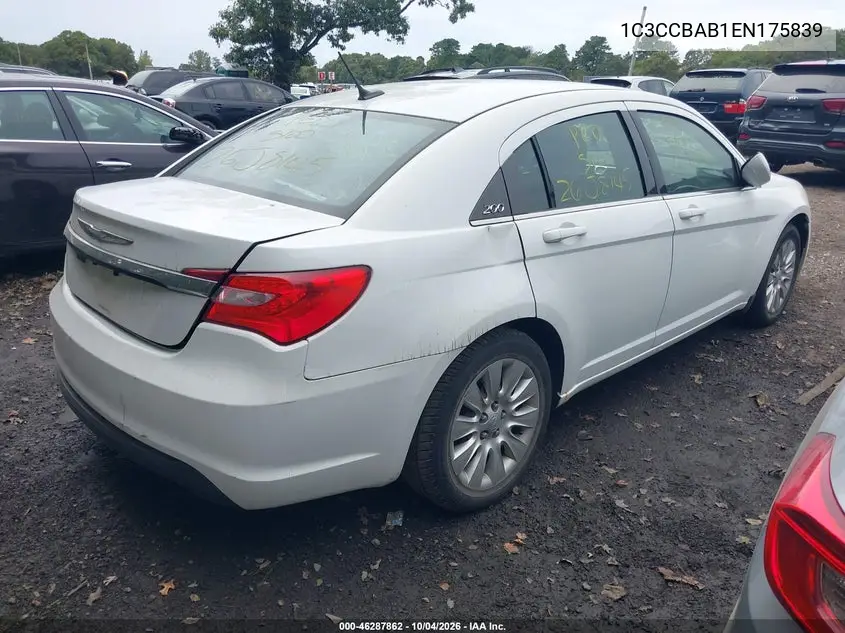 2014 CHRYSLER 200 VIN 1C3CCBAB1EN175839 — фото 4