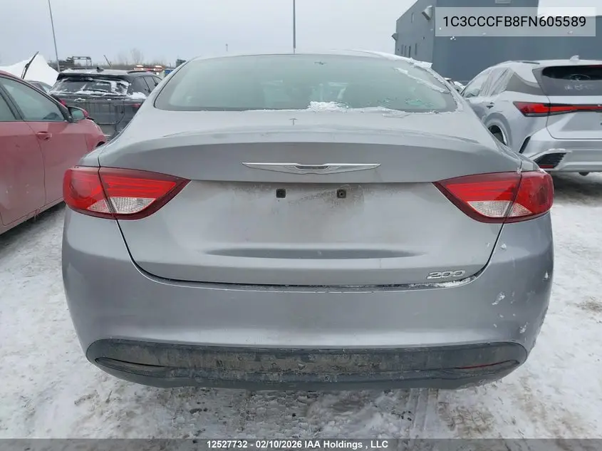 2015 CHRYSLER 200 VIN 1C3CCCFB8FN605589 — фото 16