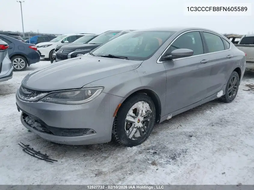 2015 CHRYSLER 200 VIN 1C3CCCFB8FN605589 — фото 2
