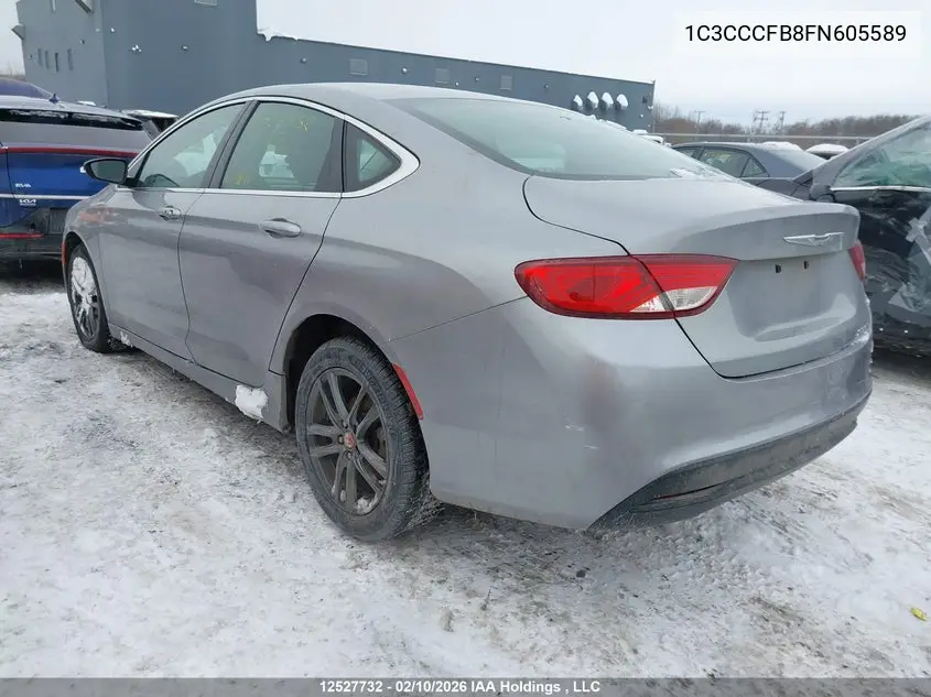 2015 CHRYSLER 200 VIN 1C3CCCFB8FN605589 — фото 3
