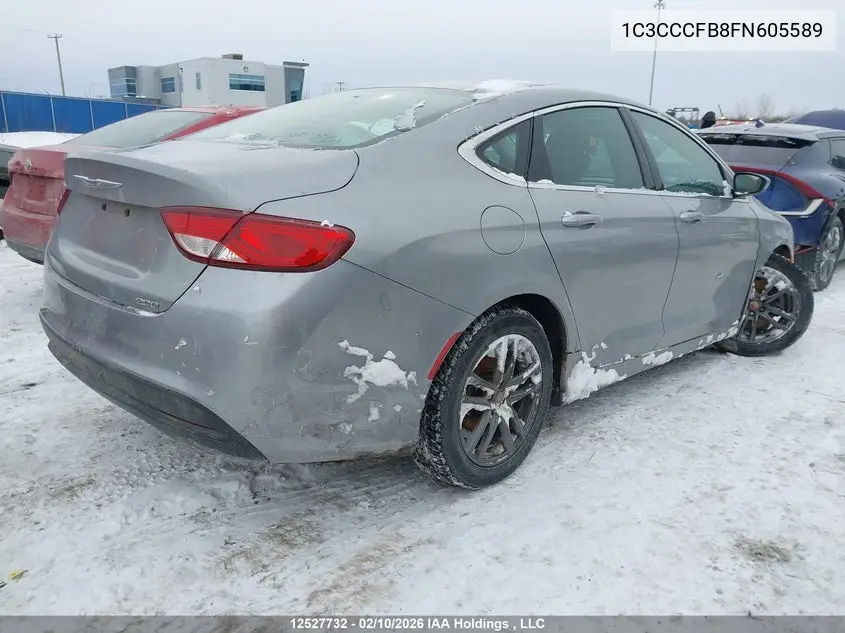 2015 CHRYSLER 200 VIN 1C3CCCFB8FN605589 — фото 4